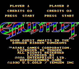 Gauntlet Sega Master System Screenshot 1