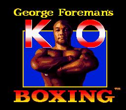 George Foreman's KO Boxing Genesis Screenshot 1