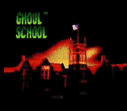 Ghoul School NES Screenshot Screenshot 1