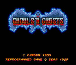 Ghouls 'n Ghosts Sega Genesis Screenshot 1