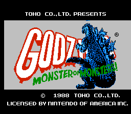 Godzilla NES Screenshot 1