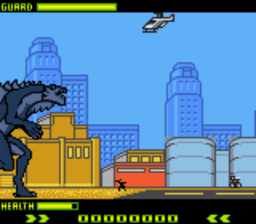 Godzilla The Series Gameboy/Gameboy Color Screenshot 2