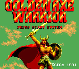 Golden Axe Warrior Sega Master System Screenshot 1