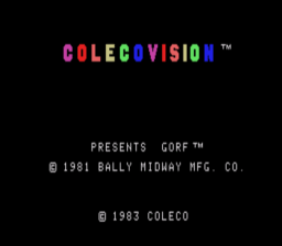 Gorf Colecovision Screenshot 1