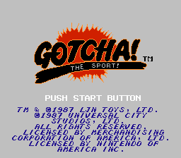 Gotcha NES Screenshot Screenshot 1