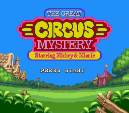 Great Circus Mystery Sega Genesis Screenshot 1
