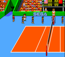 Great Volleyball Master System Screenshot 2