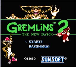 Gremlins 2 NES Screenshot Screenshot 1