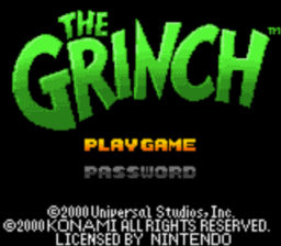 Grinch GBC Screenshot Screenshot 1