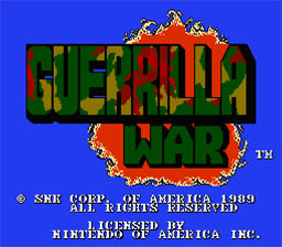 Guerilla War NES Screenshot Screenshot 1