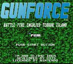 Gun Force screen shot 1 1