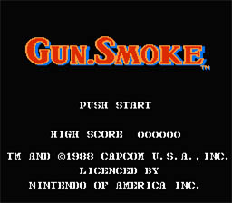 Gun Smoke NES Screenshot 1