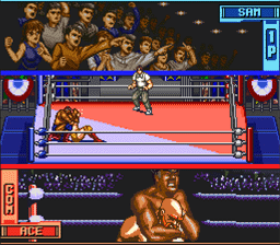 Hammerlock Wrestling SNES Screenshot 2