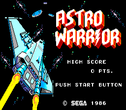 Hang On/Astro Warrior Master System Screenshot 2