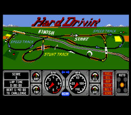 Hard Drivin' screen shot 3 3