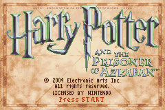 Harry Potter and the Prisoner of Azkaban GBA Screenshot Screenshot 1