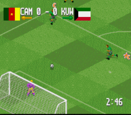 Head-On Soccer SNES Screenshot 3