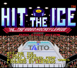 Hit the Ice SNES Screenshot Screenshot 1