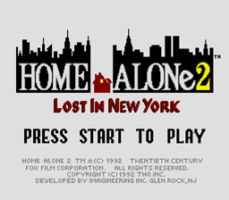Home Alone 2: Lost in New York Super Nintendo Screenshot 1