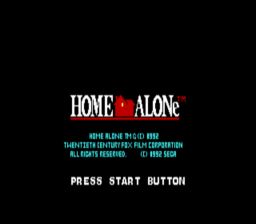 Home Alone Gamegear Screenshot 1