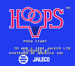 Hoops NES Screenshot Screenshot 1