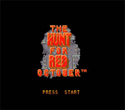 Hunt For Red October SNES Screenshot 1