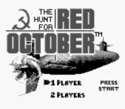 Hunt For Red October Gameboy Screenshot Screenshot 1