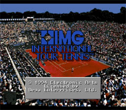 IMG International Tour Tennis Genesis Screenshot 1