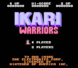 Ikari Warriors screen shot 1 1