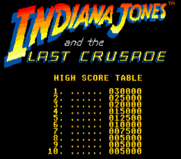 Indiana Jones and the Last Crusade Sega Master System Screenshot 1
