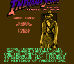 Indiana Jones and the Temple of Doom screen shot 4 4