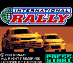 International Rally GBC Screenshot Screenshot 1