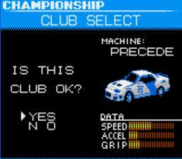 International Rally GBC Screenshot Screenshot 2