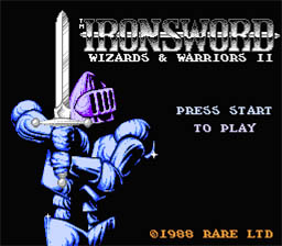 Wizards & Warriors 2: Iron Sword NES Screenshot 1