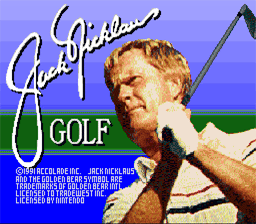 Jack Nicklaus Golf SNES Screenshot Screenshot 1