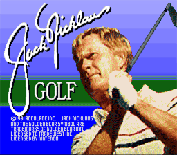 Jack Nicklaus Golf SNES Screenshot 1