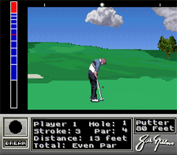 Jack Nicklaus Golf SNES Screenshot 2