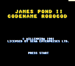 James Pond 2: Codename Robocod Sega Genesis Screenshot 1
