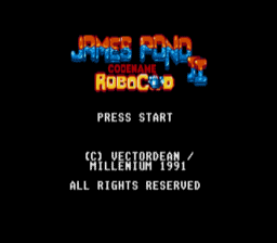 James Pond 2: Codename Robocod Sega GameGear Screenshot 1