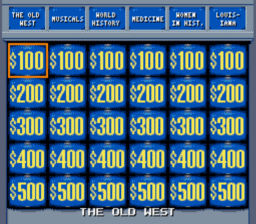 Jeopardy! Deluxe Edition SNES Screenshot 2