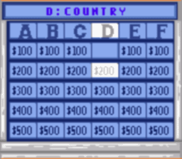 Jeopardy! Sports Edition Gamegear Screenshot 2
