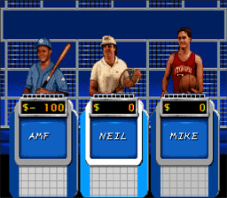 Jeopardy! Sports Edition SNES Screenshot 2