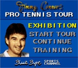 Jimmy Conner's Tennis SNES Screenshot 1
