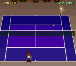 Jimmy Conner's Tennis SNES Screenshot 2