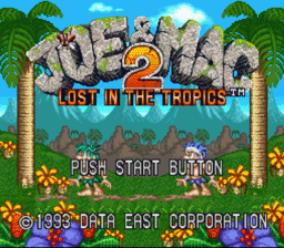 Joe & Mac 2: Lost in the Tropics Super Nintendo Screenshot 1