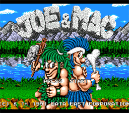 Joe & Mac Sega Genesis Screenshot 1