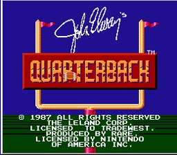 John Elway's Quarterback NES Screenshot Screenshot 1