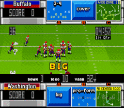 John Madden Football 93 Genesis Screenshot Screenshot 3