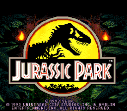 Jurassic Park Sega Genesis Screenshot 1
