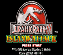 Jurassic Park Part 3: Island Attack Gameboy Advance Screenshot 1